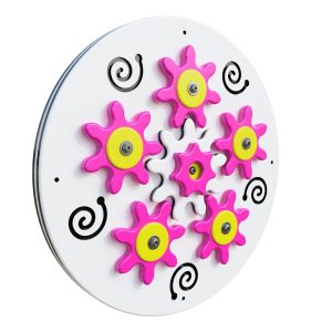 Cogs Wall Mounted playground panel
