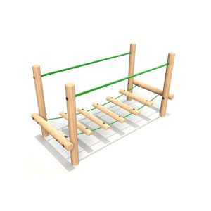 Wobble Bridge - timber activity trail equipment