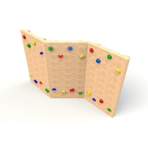 Zig-Zag Sleeper Traverse Wall - timber activity trail equipment