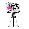 Cow spring rocker