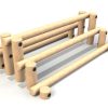Log Stack - timber activity trail equipment