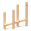 Mini Balance Weave - timber activity trail equipment