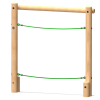 Mini Rope Walk - timber activity trail equipment