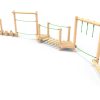 Mini Timber Trail 4 - timber activity trail equipment