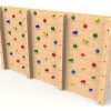 Sleeper Climb Wall (Double Sided) - timber activity trail equipment