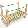 Suspension Bridge - timber activity trail equipment