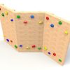 Zig-Zag Sleeper Traverse Wall - timber activity trail equipment