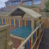 Ashchurch roofed sandpit detail