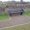 Box Lane seating and pathway within the play area