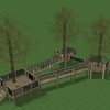 3D proposal showing the King Edward's School Bath tree play layout