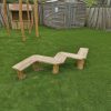 Stroud Valley balance play piece on grass