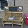 Stroud Valley mud kitchen detail