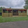 Stroud Valley rainbow roof shelter and outdoor classroom
