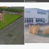 Kings Stanley 3D playground proposal shown beside the finished playground