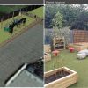 Oval Primary School 3D playground proposal shown beside the finished playground