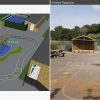 Croft 3D playground proposal and finished playground